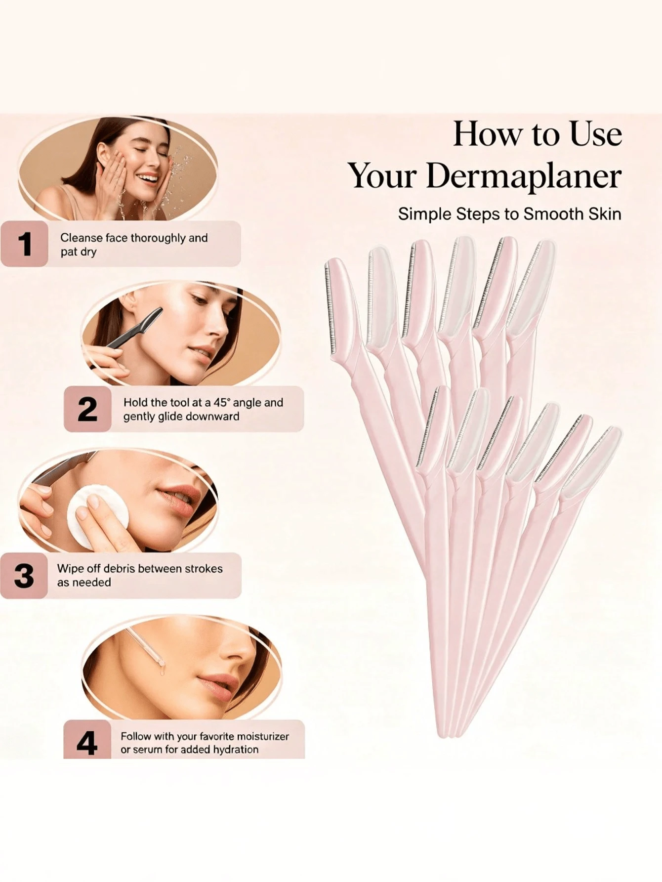 12/40pcs Eyebrow Trimmer And Razor Set, Eyebrow Razor, Hair Removal, Facial Hair Removal, Hair Clipper, Hair Styling Supplies, Hair Clipper, Pouch, Storage Box, Hair Accessories, For Women, Beautiful, Simple Neutral Eyebrow Razor, Stainless Steel Blade Gentle Exfoliating Facial Hair Removal Tool, Makeup Tool Set, Eyebrow Razor, Facial Hair Removal Tool, Facial Razor, Exfoliating Skincare Tool