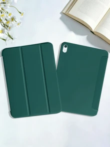 平板電腦保護殼，相容於 Galaxy Tablet/Pad SE/Tablet，防摔保護，超薄/智能支架/自動喚醒，相容於 Apple Mini 4/5/6、9.7/10.2/10.5 吋、Air 4/5/6、第 10/11 代 (A16) 2025、10.9 吋、Pro 11 吋、Air 11 (M2)、Air 13 與 Pro 11 (M4) - 墨綠色 - 查看 2