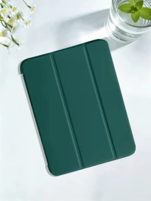平板電腦保護殼，相容於 Galaxy Tablet/Pad SE/Tablet，防摔保護，超薄/智能支架/自動喚醒，相容於 Apple Mini 4/5/6、9.7/10.2/10.5 吋、Air 4/5/6、第 10/11 代 (A16) 2025、10.9 吋、Pro 11 吋、Air 11 (M2)、Air 13 與 Pro 11 (M4) - 墨綠色 - 查看 3