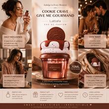Lattafa Give Me Gourmand Cookie Crave 70ML 淡香精 甜美餅乾香草甜點 長效留香 女用香水 - 甜美風 - 查看 4