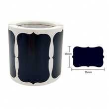 200pcs Removable Chalkboard Sticker Labels For Home Kitchen Supplies, Book Labels, Office Labels, Office And Study Supplies/Stationery Stickers/Doodle Stickers, Birthday/Easter/Presidents' Day/Christmas/Family/Friends/Boys/Girls Gifts, Classmate School Label Stickers - 200pcs - View 6