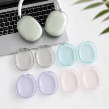 Casing Pelindung TPU Transparan yang Kompatibel dengan Headphone Max 2020/2024/2026 - Purple - View 3