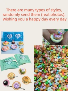 1/3/6pcs Mini Cute Simulation Dessert Random Style Decoration Small Gift, Non Edible, Suitable For Adult Home Decoration, Helps To Liven Up The Atmosphere, Relieve Stress, Relax The Mood, And Surprise The Gift. This Gift Is Almost Perfect - A - View 7