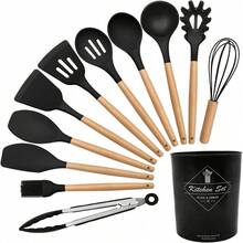 12Pcs Silicone Cooking Spoon Tools Kitchen Cookware Nonstick Baking Utensils Set - Default - View 2