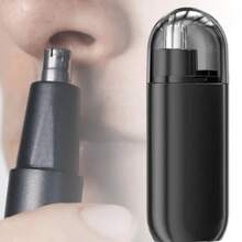 Nose, Ear, And Face Hair Trimmer/Epilator - Portable, Rechargeable Electric - Black - View 2