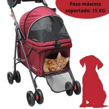 Joykoo Pet Strollers - Red - View 5