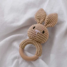 Mainan Kerincingan Kelinci Anyaman Tangan, Mainan Kerincingan Tangan Bayi, Mainan Genggam, Lonceng Terintegrasi, Bentuk 3D Lucu, Detail Kaya, Menarik Perhatian Bayi, Melatih Pendengaran Bayi, Hadiah Ulang Tahun, Halloween, Natal yang Sempurna untuk Bayi - MultiWarna - View 16