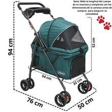 Joykoo Pet Strollers - Green - View 4