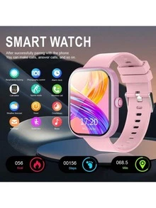 This Popular Unisex Smart Watch Features The Following Functions: Call Answering, Message Alerts, Music Control, Remote Camera Shutter, Step Counting, Calorie Tracking, Multiple Sports Modes, Alarm Clock, Incoming Call And Message Notifications, Compatible With Android And IOS Systems. - Multicolor - View 15