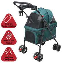 Joykoo Pet Strollers - Green - View 2