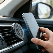 Strong Magnetic Anti-Shake Air Vent Phone Holder, Car Use, One-Handed Operation, Seamless Installation, Compatible With All Phone Models, Car Navigation Holder. - A4 - View 2