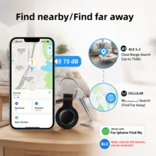RSH Smart Label Wireless Tracker, Locator Anti-Lost Device, Key Finder Suitable For IOS Find My (Not For Android), Applicable For Keys, Luggage, Bags, Replaceable Battery, Privacy Protection, No App Installation Required, Permanently Free - Black - View 4