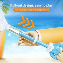 Pull-Out Fireworks Water Gun, Multi-Hole Water Spray Toy Gun, Extra Large Capacity Water Cannon Beach Water Fight Toy, Birthday Gift - Multicolor - View 4