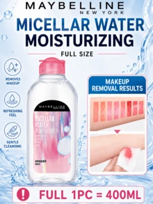 Desmaquillante Multi-Acción Maybelline (Tipo Hidratante), Muestra 95ml/Tamaño Completo 400ml, No Tensa, Suave Calmante Hidratante, Apto para Piel Sensible y Todos los Tipos de Piel - Desmaquillante multiefecto Maybelline (extra hidratante) - Ver 13