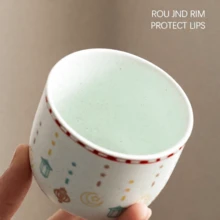 1pc 200ml Arabic Coffee Cup, Vintage Latte Cup, Creative Ramadan Host Cup, Home Lantern Star Moon Ceramic Tea Cup, Father's Day Gift, Mother's Day Gift, Gift For Friends, Eid Al-Fitr Gift For Colleagues, Eid Al-Adha Holiday Gift - Multicolor - View 8