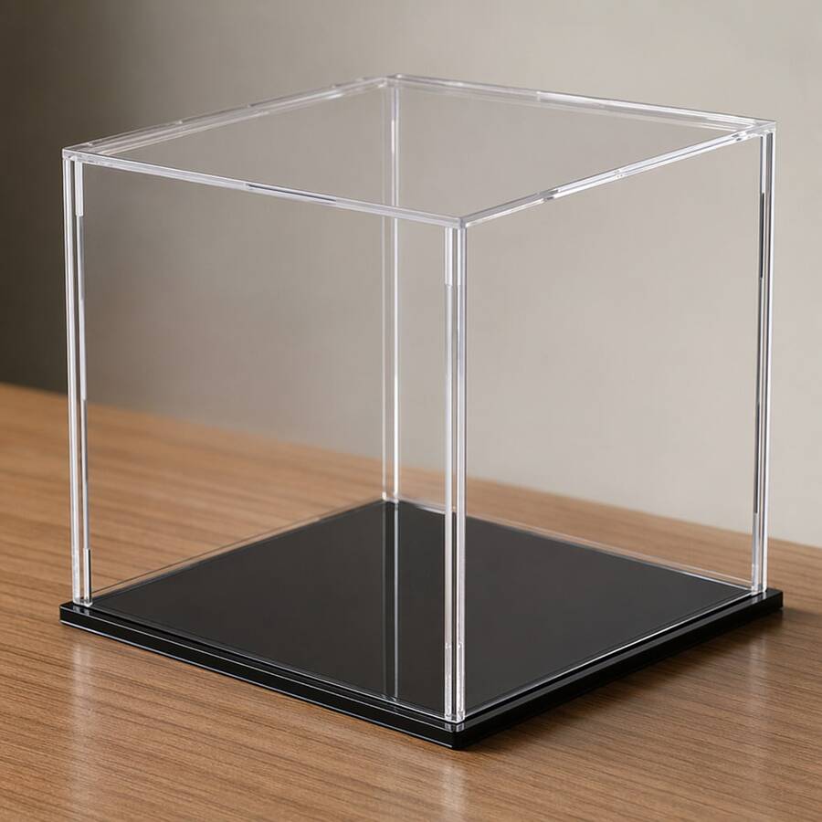 Transparent Acrylic Display Box, 50 Size Options Available, DIY Assembly, Suitable For Models, Building Blocks, Crafts, Souvenirs Display And Dust Protection
