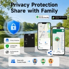RSH Kartu Pelacak Pintar Sistem Ganda, Kompatibel dengan Apple Find My & Find Hub, Tahan Air IP68, Pengisian Daya Nirkabel, Ultra Tipis, Bluetooth, Tag Pencari Anti-Hilang untuk Dompet, Koper, Paspor - MultiWarna - View 10