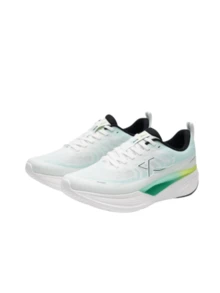 XTEP Chifeng 9.0 男款跑鞋 新款舒適跑步休閒運動鞋 - 白色/綠色 - 查看 1
