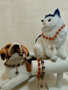Kit de manualidades de cuentas fácil de hacer: Suministros paso a paso para hacer pulseras y collares para mascotas para principiantes - Multicolor - Ver 4