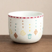 1pc 200ml Arabic Coffee Cup, Vintage Latte Cup, Creative Ramadan Host Cup, Home Lantern Star Moon Ceramic Tea Cup, Father's Day Gift, Mother's Day Gift, Gift For Friends, Eid Al-Fitr Gift For Colleagues, Eid Al-Adha Holiday Gift - Multicolor - View 15