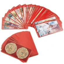 Tarot Of Passion Card Deck - 78 Cards With Guidebook, Romantic Art Style For Couples & Relationship Reading, Perfect For Exploring Desire & Connection, Great Gift For Adult Tarot Lovers (18+) - Multicolor - View 2