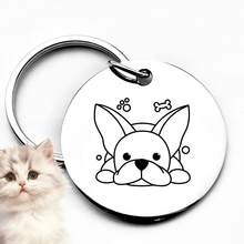 Lightweight Pet Pendant Collar Accessory, Made Of Lightweight Stainless Steel Craftsmanship, Paired With Soft Collar, Almost Weightless, Small Pets Can Run And Move Freely Without Any Restraint - Multicolor - View 11