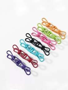 20pcs Multi-Functional Clothespins - Windproof Strong Clothespins, Socks Clips, Pants Clips, Sealing Clips, Non-Slip Photo Clips, Assorted Colors (Random) - A - View 7
