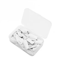 Mano de práctica para uñas acrílicas - Mano de silicona para práctica de uñas, puntas de uñas mejoradas que nunca se caen, mano de maniquí para uñas postizas para práctica de uñas, mano de maniquí flexible para práctica con 50 piezas de puntas de uñas. - Blanco - Ver 7