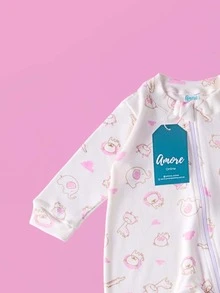 Baby Girls Jumpsuits - 淺粉色 - 查看 3
