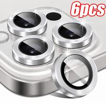 CASECOPS 6入裝銀色CD圖案環形相機鏡頭保護貼附安裝套件，適用於 17 Pro Max/17 Pro/17 Air/17e/17、16 Pro Max/16 Pro/16 Plus/16e/16、15 Pro Max/15 Pro/15 Plus/15、14/13/12/11及其他機型。採用AR高品質9H硬度鋼化玻璃搭配鋼化玻璃金屬環，高清晰度、防摔、防油、防刮、防指紋、防塵、全覆蓋、無氣泡、易安裝，相容手機殼 - 6Pcs - 查看 27