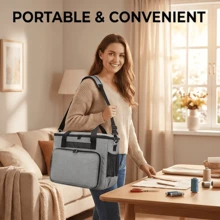 1pc Sewing Machine Storage Bag, Handbag Organizer, Suitable For Brother, Sewing Machine Brands And Accessories, DIY Sewing Supplies Storage - View 3