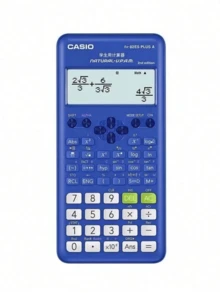 Casio 学生计算器，适合学生和上班族使用 - 藍色 - 查看 7