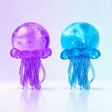 INS Hot-Selling Transparent Jellyfish Figurine, Dreamy Ocean Style Desktop Atmosphere Decor - Multicolor - View 7