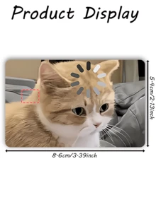 1pc Cute Cat Credit Card Sticker, PVC Material Anti-Fingerprint Durable Anti-Scratch Skin, Suitable For Men, Women, Couples, Small Chip Card, Bank Card, Credit Card, Transportation Card, Student ID Card DIY, Privacy Protection - Multicolor - View 11