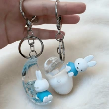 官方授權 Miffy Dreamy 系列盲盒鑰匙圈，可愛風迷你兔子角色設計，迷你收藏吊飾，高品質 PVC 精緻工藝，適用於背包、手提包與鑰匙配件，生日、聖誕、節日送禮首選 - 彩色 - 查看 1