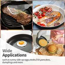 Stainless Steel Fish Spatula, Premium Fish Grill Spatula, Flexible BBQ Spatula, Metal Slotted Spatula, For Flipping Fish, Meat Patties, Pancakes And Steaks - View 5