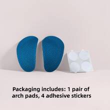 1 Pair Travel & Home Arch Support Sports Insoles - New Blue - View 6