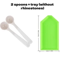 3mm 混色水晶水鑽 DIY 裝飾套組，適用於多人使用，含鑷子組與 B7000 膠水，適用於衣物、杯子、鞋子、布料等 DIY 水鑽裝飾 - 彩色 - 查看 8