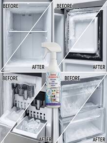 Refrigerator And Freezer Defrosting Agent – Quickly And Easily Remove Stubborn Ice Buildup In Freezer Or Deep Freezer, Efficiently And Rapidly Clear Ice Accumulation, Remove Ice Blocks And Prevent Freezing Solution | Suitable For Home And RV Refrigeration Systems Such As: Freezer, Refrigerator, Glass, Car - Liquid - View 6