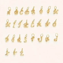S925 Sterling Silver Necklace 26 Initial Letters A-Z Necklace Plated With 18K Necklace Pure Silver Plated With Platinum For Women Bestie Women Girls Gift - Yellow Gold - View 5