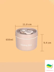 這款莫蘭迪色可堆疊不鏽鋼保溫便當盒套組採用圓形容器配對比色扣環，確保密封防漏，輕鬆滿足存放多道菜餚或單餐的不同需求 - 彩色 - 查看 11