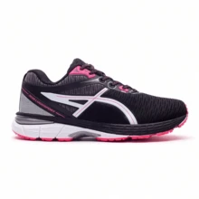 Women's Adult Gel Athletic Shoes, Comfortable, Street, Gym, Running, Immediate Shipping, Lightweight, Soft, Immediate Shipping - 黑粉紅 - 查看 2