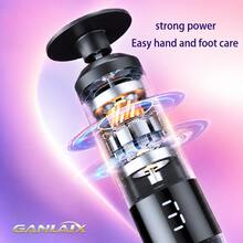 GANLAIX New Foot Care Tool, Multi-Gear Adjustable For Removing Calluses And Dead Skin, Dual-Use For Nail Care And Polishing, Type-C With LCD Display, 1800mAh Rechargeable Battery - Multicolor - View 7