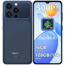 OUKITEL C17 Android 16 解鎖手機 2026-12GB+32GB/16GB+64GB/16GB+128GB, 6.52'' 水滴螢幕, 5000mAh 電池智慧型手機, 13MP+5MP 相機, 八核心, 3.5mm 耳機孔 /GPS - 藍色 - 查看 9