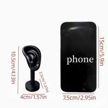 1 chiếc mô hình tai đeo bông tai chân thực, giá trưng bày trang sức tai, đạo cụ chụp ảnh bông tai, bông tai đinh - Nhiều màu - Xem 8