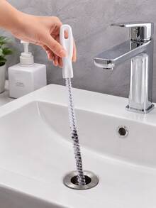 Flexible Long Handle Drain Cleaning Brush, Effective For Hair Removal And Pipe Unclogging. Durable And Easy To Use To Prevent Clogs. Multipurpose For Kitchen, Bathroom, Apartment And Dorm. Great Essentials For Camping,Road Trips And Outdoor Kitchens. - New Model - View 2