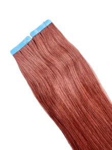 20pcs 30g Tape In Hair Extensions Seamless Human Hair Straight Extensions Skin Weft Adhesive Glue On Salon Quality For Woman Halloween Costumes - S350 - View 14