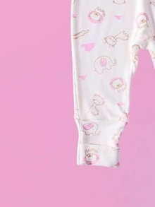 Baby Girls Jumpsuits - 淺粉色 - 查看 4