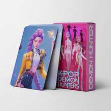 55Pcs K-Pop Girl Group Anime Lomo Cards, Double-Sided Holographic Collectible Set, Desk Decor, Fan Gift For Bestie, Cute Postcards - Multicolor - View 3