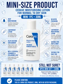 CeraVe 保濕乳液 30/88/236ml，滋養並修復臉部與身體皮膚的保護屏障，長效保濕，適合所有膚質，特別是乾性肌膚 - 保濕乳液 - 查看 7